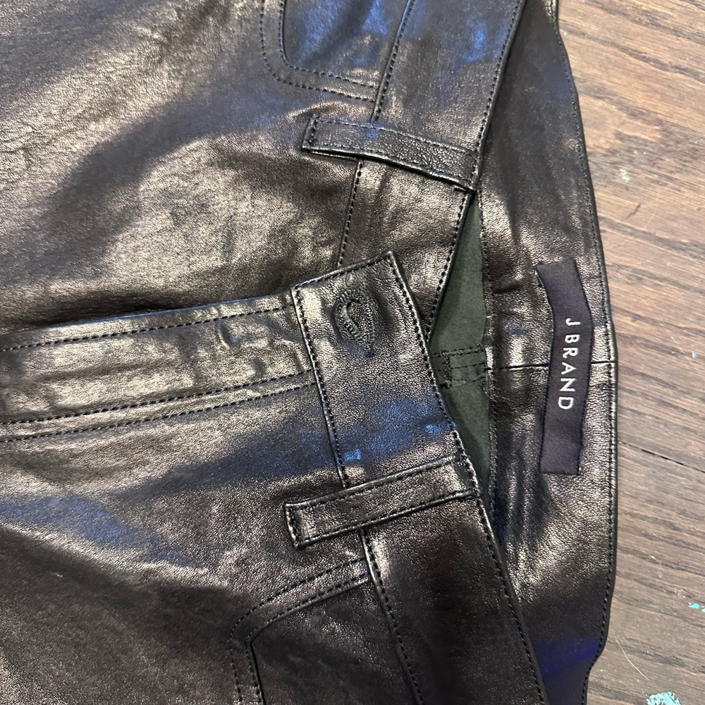 J Brand 100% lamb leather pants